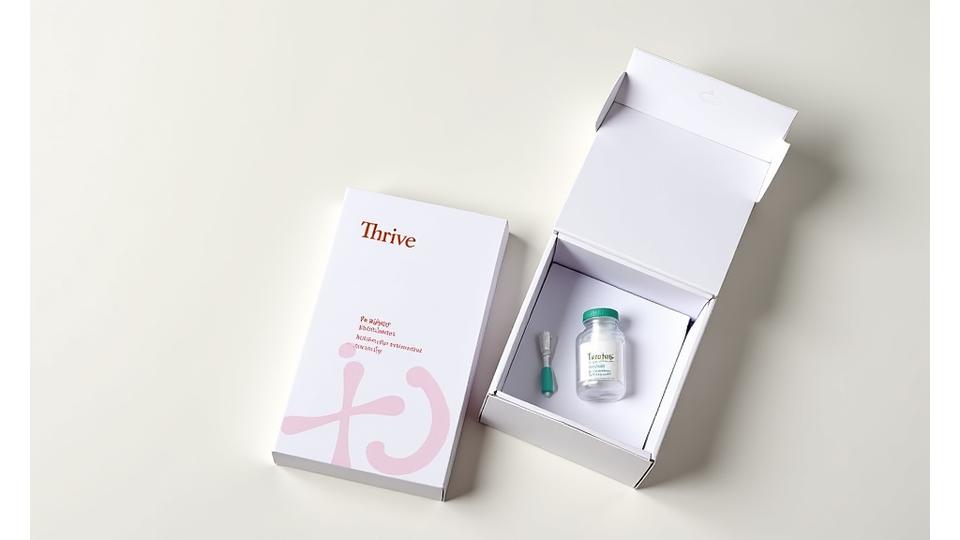 An elegantly designed at-home DNA collection kit, showcasing a sterile swab and clear instructions